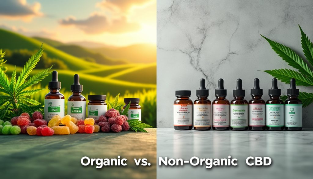 discover the key differences between organic and non-organic cbd products in this comprehensive comparison. learn about the benefits, production methods, and quality standards to make an informed choice for your wellness journey.